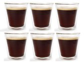 Hovac G15 dubbelwandig koffie-/theeglas 20cl (set van 6)
