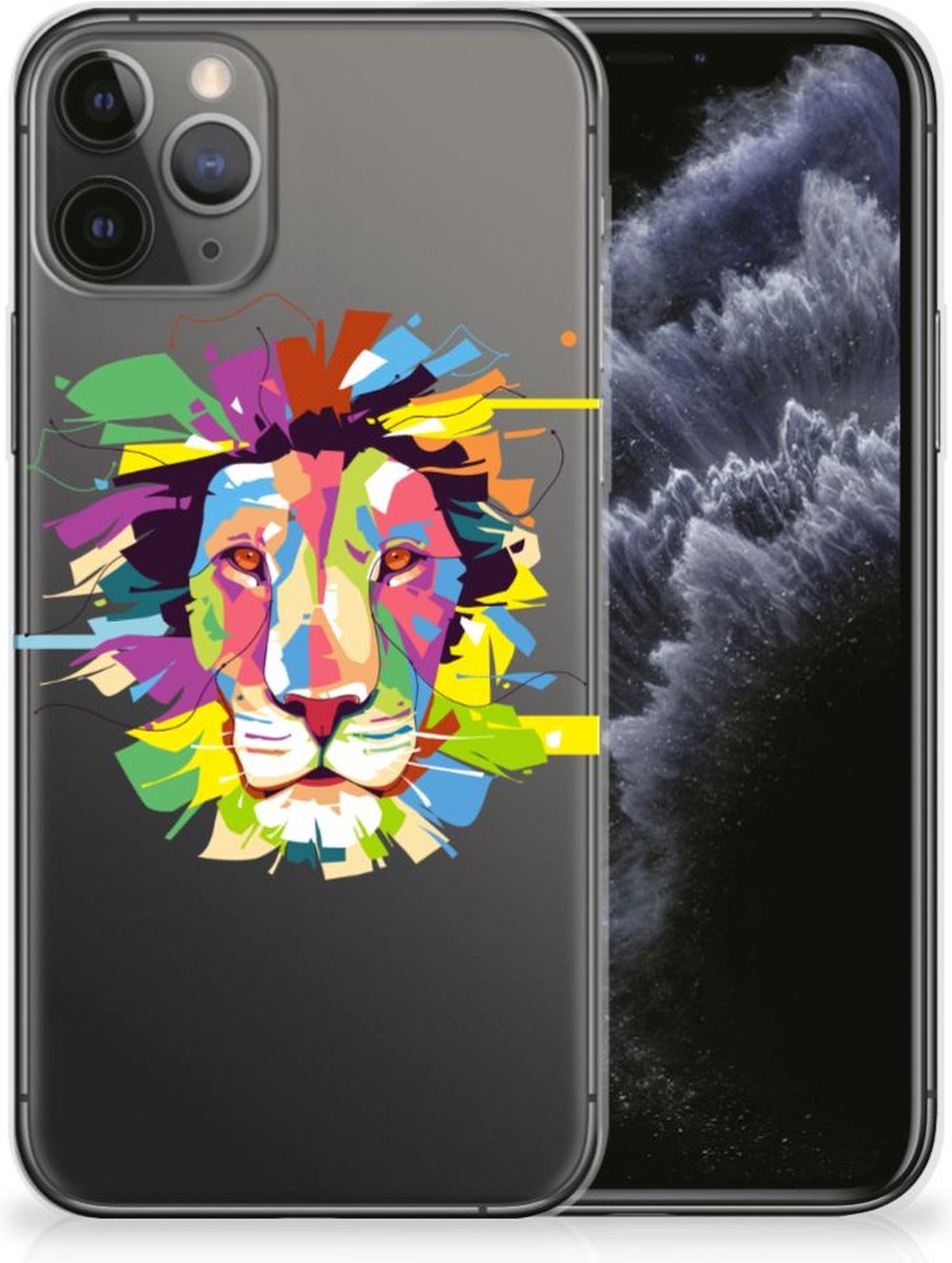 Apple iPhone 11 Pro Telefoonhoesje met Naam Lion Color