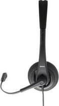 Deltaco HL-72 USB business headset - UC headset - noise cancelling microfoon - Zwart