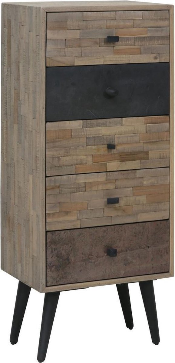 Light & Living Kast BARICO verweerd houtantiek grijs