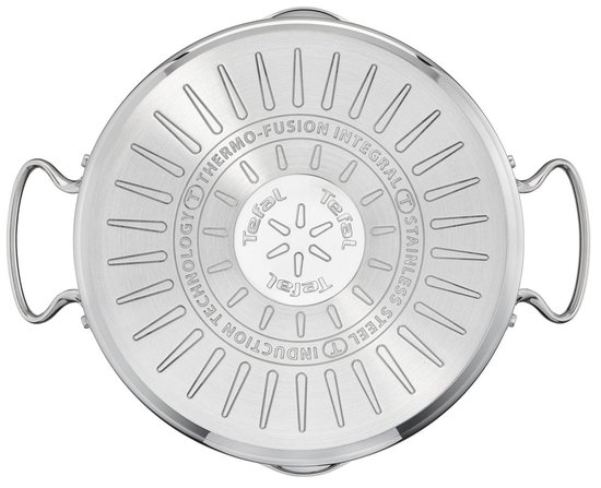 Tefal Duetto+ Pannenset - 4-delig - Geschikt voor Inductie - RVS - Met Deksel