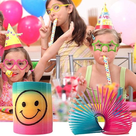 36 STUKS - Traktatie - Kinderfeest pakket - Inhoud 12x Fun / Feestbrillen  12x Smiley... | bol.com