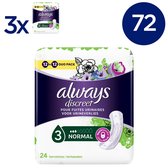 ALWAYS DISCR PADS NORMAL DP 24CT