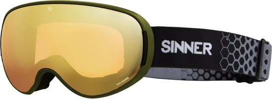 Sinner Nauders Unisex Skibril - Matte Moss Green