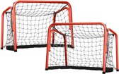 Set van 2 x Mini Doeltje 45 x 60 cm Inklapbaar Unihockey | Floorball