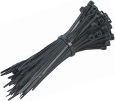 Tie-wraps - 200 x 4,6mm - 100 stuks - Zwart