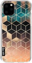 Casetastic Apple iPhone 11 Pro Hoesje - Softcover Hoesje met Design - Ombre Dream Cubes Print