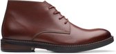 Clarks - Heren schoenen - Paulson Mid - G - mahogany leather - maat 7,5