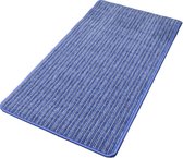 Karpet Buad- 80 x 270 cm - Blauw-beige