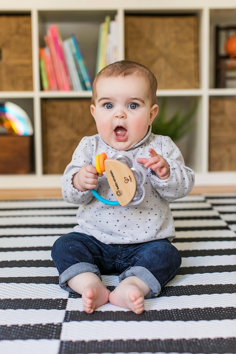 Hape - Baby Einstein - Mini Tamboerijn - vanaf 3 maanden — cadeau in Spellen & Speelgoed - foto 3
