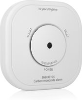 Bol.com Smartwares SH8-90105 Koolmonoxidemelder - Inclusief 3 jaar batterij - 10 jaar levensduur - Koppelbaar met HomeWizard aanbieding