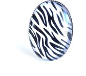 2 Love it Dierenprint Zebra - Ring - Verstelbaar in maat