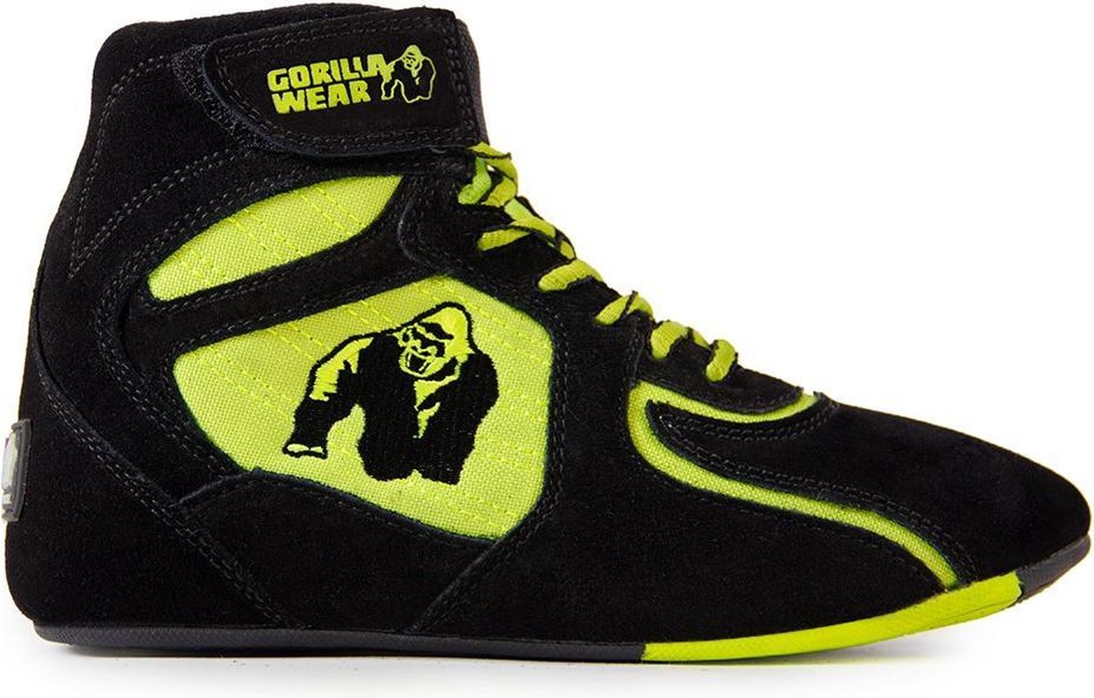Gorilla Wear Chicago High Tops - Zwart/ Neon Groen "Limited" - Maat 36 |  bol.com