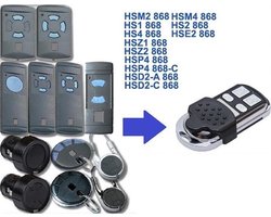 BELIFE® Universele handzender voor Hörmann  HSM2 | HSM4 | HS1 | HS2 | HS4 | HSE2 | HSZ1 | HSZ2 | HSP4 | HSD2-A | HSD-C | 868Mhz | Blauwe toetsen
