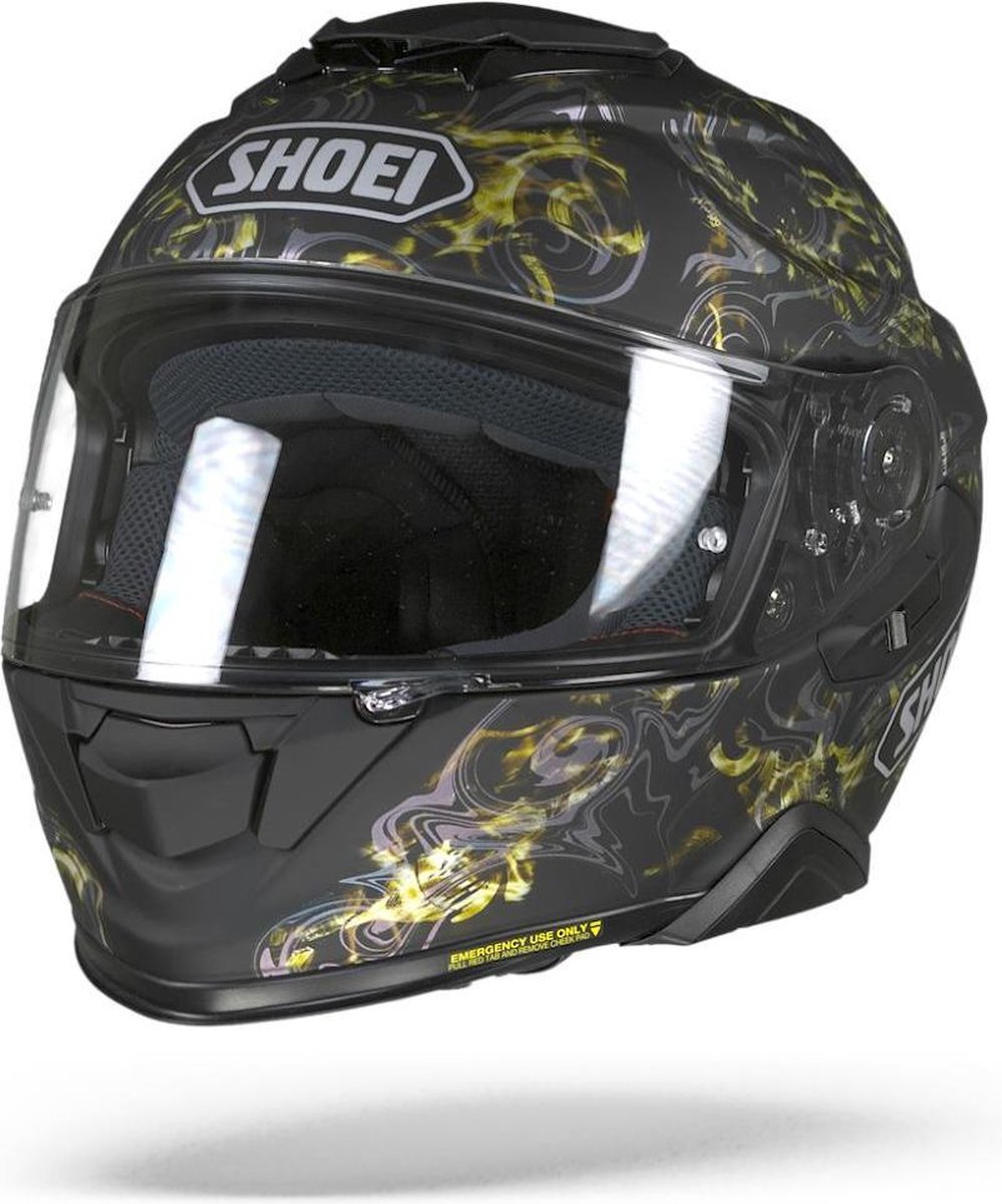 Shoei GT-Air II Conjure Tc-9 Mat Zwart Grijs Goud Integraalhelm