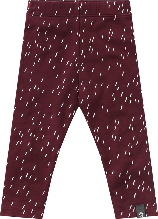 Your Wishes Meisjes Legging Rainy - rood - Maat 50/56
