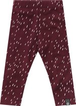 Your Wishes Meisjes Legging Rainy - rood - Maat 98/104