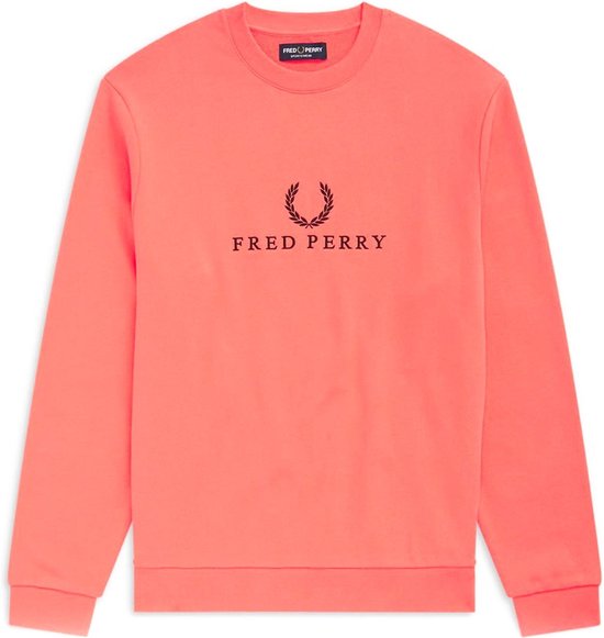 Fred Perry Trui - Maat L - Mannen - roze | bol.com