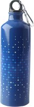 Free And Easy Drinkfles Met Karabijnhaak 750 Ml Alu Blauw