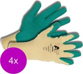 Hands-On Werkhandschoen Katoen/Latex Grijs - Handschoenen - 4 x 11