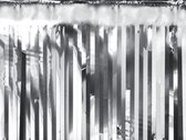 """Party gordijn, zilver, 18.5 x 400cm"""