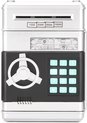 foto van Kluis met Pincode - Zilver - Spaarpot Kind - Munten & Briefgeld - Automatisch Briefgeld Inname Roller - Spaarvarken