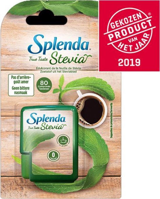 Splenda True Taste Stevia Zoetsof Uit Stevia Blad 80 Tabletten bol