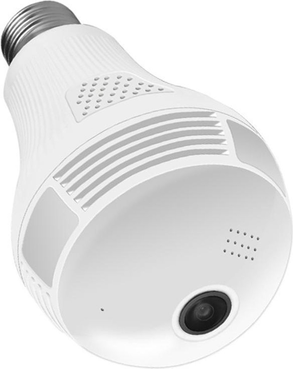 CARAMELLO Camera Lamp Wifi Beveiligingscamera in LED Peer Spy