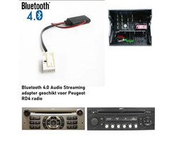Bluetooth Muziek Audio Adapter voor Citroen C2 C3 C4 C5 C6 C8 Berlingo Jumpy Aux RD4