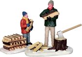 Lemax - Stacking Firewood -  Set Of 2 - Kersthuisjes & Kerstdorpen