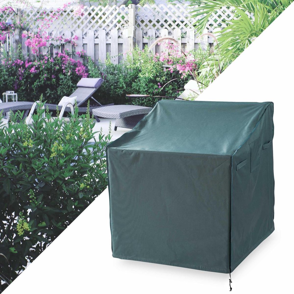 Outdoor Covers ovale tuinsethoes 245x200x80 cm
