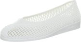 Witte waterschoenen voor dames - Zwemschoenen kunststof ballerina wit 40