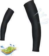 Sport Compressie Arm Sleeve (Set van 2 stuks) - Zwart - Maat XL
