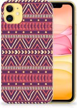 Geschikt voor iPhone 11 TPU bumper Aztec Purple