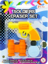 Toi-toys Gummen Soldaten 3 Stuks Geel/oranje 8x10 Cm