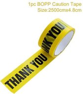 Thank You verpakkingstape 2.5 meter
