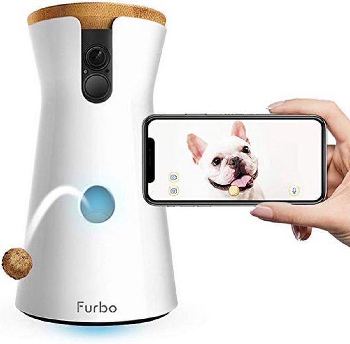 Furbo HD-WIFI- Hondencamera snackuitgave Hondenvoederapparaat