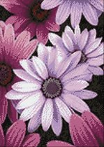 Diamond Painting Purple Daisies