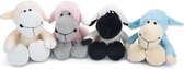 Plush dog toy sheep, LET OP PRIJS PER STUK, EN GEEN KLEUR KEUZE MOGELIJK !