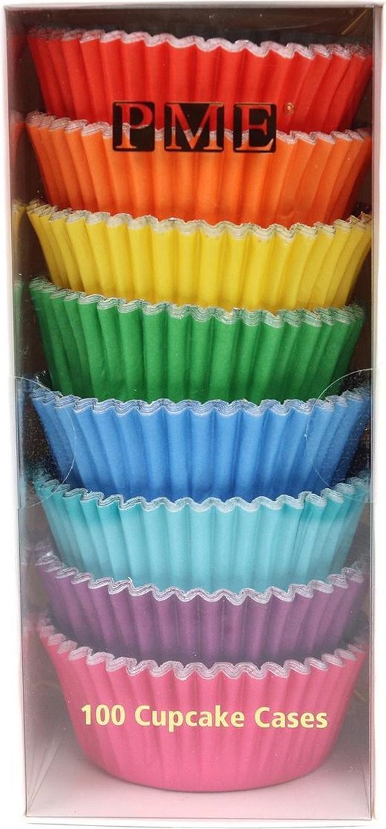 Caissettes à mini cupcakes - Blanc - 100pc - PME