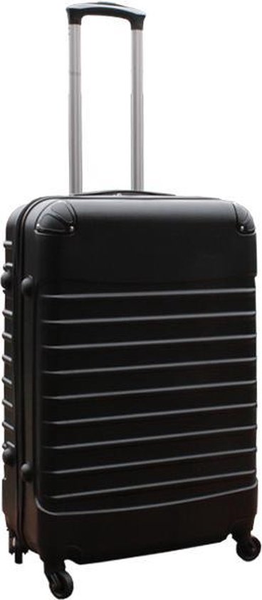 Travelerz reiskoffer met wielen 54 liter - lichtgewicht - cijferslot - zwart