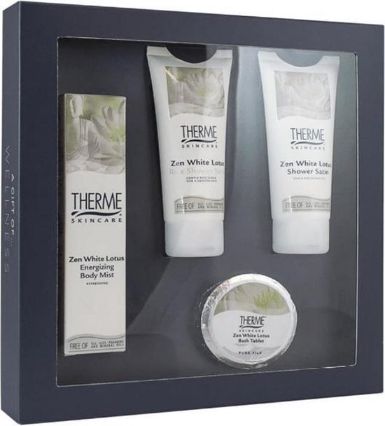 Mus Zeep rijm Therme Zen White Lotus geschenkset (4-delig) | bol.com