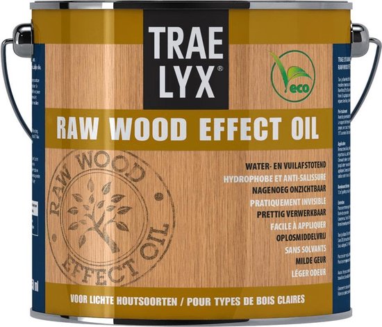 Trae Lyx raw wood effect oil lichthout - 2,5 liter