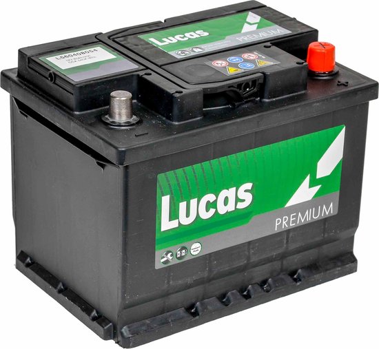 Lucas Premium Auto Accu | 12V 60AH 540 | + Pool Rechts / - Pool Links |... | bol.com