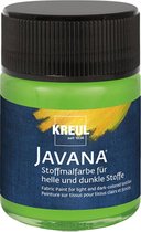 Peinture textile vert Javana 50ml - Pour les textiles de couleur claire et foncée