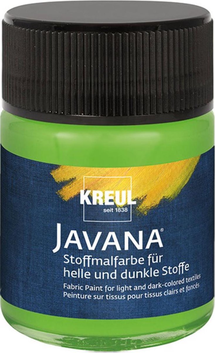 Javana groene textielverf 50ml – Voor licht en donker gekleurd textiel