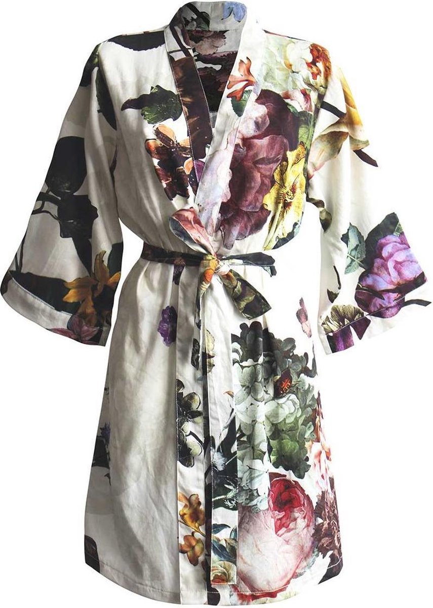 Essenza Dames Nachtmode kimono S - Ecru