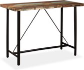 Bartafel Massief gerecycled Hout (Incl Houten dienblad) - Bartafel - Hoge Tafel