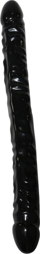 Zwarte dubbel dildo