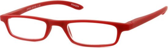 I Need You - The Frame Company Lentilles de contact Lunettes de lecture ZIPPER rouge +1.00 dpt
